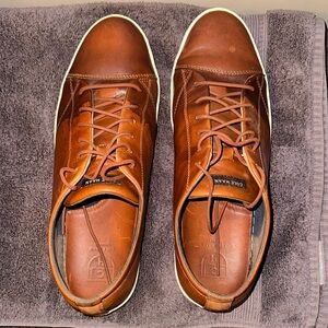 Cole Haan Brown Leather Sneakers with Vintage Look